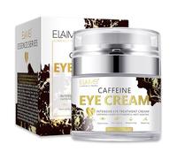 P-Beauty Crème contour des yeux avec caféine - Crème anti-âge contre les cernes, les gonflements et les poches larmes - Hydratation et lissage pour les yeux vigilants (1 x 50 ml)