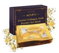 P-Beauty Crystal Collagen Gold Lot de 25 masques pour les yeux anti-âge et hydratants hautement efficaces Boîte de 25 x/50 x/100 x Réduit les cernes et les gonflements