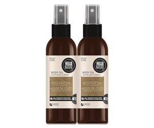 P-Beauty Huile corporelle cosmétique naturelle avec huile de coco bio, vitamine E et huile d'amande pour une peau souple et veloutée - Soin hydratant - Pour peaux sèches - Huile végétalienne - Soin du