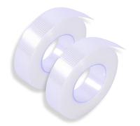 P-Beauty Lot de 1 à 10 bandes adhésives médicales pour extensions de cils | Transparent | Respirant | 1,25 cm x 9,14 m | 1-10 pièces