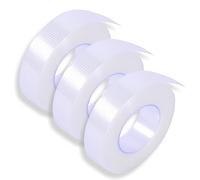 P-Beauty Lot de 3 bandes adhésives médicales pour extensions de cils | Micropore 3M hypoallergénique | Transparent | Respirant | 1,25 cm x 9,14 m | 1-10 pièces