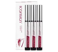 P-Beauty Lot de 3 sérums pour cils et sourcils 3,5 ml - Pour cils longs et pleins - Booster de cils avec peptides, acide hyaluronique, vitamine E - Vegan - Croissance des cils, sourcils soignés