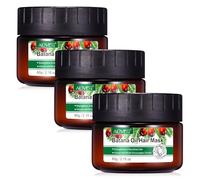 P-Beauty Masque capillaire à l'huile de batana pour la croissance et le soin des cheveux - Vegan, soin intensif avec biotine et vitamine E contre la chute des cheveux, renforce les racines des cheveux