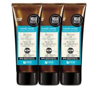 P-Beauty Masque naturel pour les mains à l'huile d'argan et vitamine E - Soin des mains végétalien riche pour les mains sèches - Hydratation intense et régénération - Crème pour les mains sans