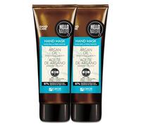 P-Beauty Masque naturel pour les mains à l'huile d'argan et vitamine E - Soin des mains végétalien riche pour les mains sèches - Hydratation intense et régénération - Crème pour les mains sans