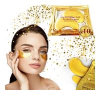 P-Beauty - Patchs Yeux Collagène Or Gel 10 Paires, avec Collagène & Acide Hyaluronique - Masque Hydratant Anti-Âge contre Rides, Cernes & Yeux Gonflés, pour un Regard Éclatant