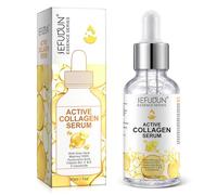 P-Beauty Sérum pour le visage au collagène et à l'acide hyaluronique - Sérum au collagène pour une peau plus ferme avec vitamine C, E, B3, 3 céramides et ingrédients actifs végétaux - Sérum anti-âge