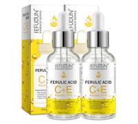 P-Beauty Sérum très efficace pour le visage avec 20 % de vitamine C + 5 % de vitamine E et 15 % d'acide férulique - Sérum pour le visage pour protéger la peau, réduire les rides, briller et