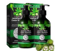 P-Beauty Shampooing à l'huile de ricin avec biotine 3x300ml pour la croissance des cheveux, soins capillaires naturels & soins du cuir chevelu | Shampooing contre la chute des cheveux