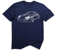 P-Car 996 C2 Convertible 2002 Track Heritage T-Shirt (2XL, Navy)