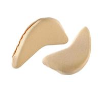 P-cs Lot de 2 semelles en éponge douce pour orteils - Semelles demi-taille pour talons hauts, mocassins et plus encore - Ajustez la taille des chaussures, soulagez la douleur et évitez le glissement