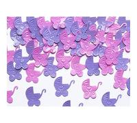P&D Folien-Konfetti Poussette Rose/Lilas , Env. 15 GR.