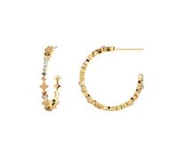 P D Paola 925 Sterling Zilveren Goudkleurige Atelier Halo Boucles d'oreilles AR01-221-U