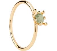 P D PAOLA Bague or / vert clair, Taille 50