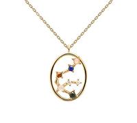 P D PAOLA - Collier Verseau - Argent Sterling 925 Plaqué Or 18 carats - Bijoux pour Femme