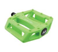 P?dale de plate-forme BMX Fyxation Gates, verte, standard