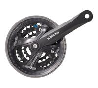 P dalier hybride Shimano M361 (noir 175 mm x 48/38/28 dents)