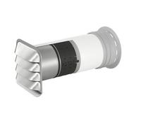 P-E-Jal Col 150 Boîtier De Mur Avec THERMOBOX, Blanc, Acier Inoxydable