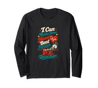 P.E. Teacher Heart Beat Coach Sifflet Humour Manche Longue