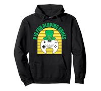 P est pour Jouer à des Jeux Lucky Boy Gamer St Patrick Day Boys Sweat à Capuche