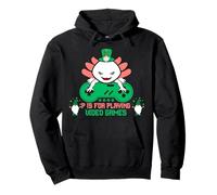 P est pour Jouer aux Jeux vidéo Lucky Boy Gamer St Patrick Day Sweat à Capuche