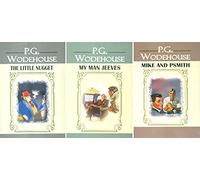 P.G. WODEHOUSE - 3 BOOKS SET 1) THE LITTLE NUGGET 2) MY MAN JEEVES 3) MIKE AND PSMITH