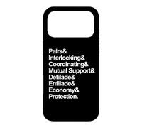 P.I.C.M.D.E.E.P. Acronyme Militaire Mitrailleur Coque pour iPhone 17 Pro Max