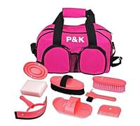 P&K Set de Soin de Cheval Rose Ensemble d'outils pour Jeu de Chevaux