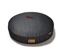 P.L.A.Y. Pet Lifestyle and You Lit Rond Motif Denim Brun Grand Format