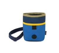 P.L.A.Y. Scout & About Pochette d'entraînement de luxe avec distributeur de sacs à déjections canines - 3 façons de porter, sangle amovible et réglable, bandes réfléchissantes, poche arrière zippée