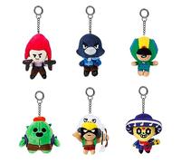 P.M.I. Brawl Stars (BRW7004) Personnages à Clip en Peluche 13 cm (S1) (Random)