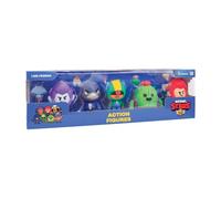 P.M.I. Trading Brawl Stars 5 figurines d'action, boîte à fenêtre, Season 1, 11 cm, avec accessoires, dès 3 ans
