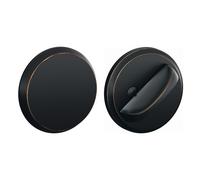 P ne dormant simple bouton avec serrure cl et garniture standard en bronze vieilli Schlage B81716