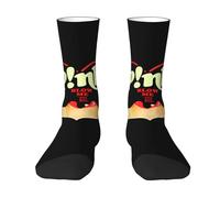 P!*nk P*i*n*k Singer Chaussettes de couleur contrastée, chaussettes pour adultes avec imprimé musical, chaussettes de style rock, chaussettes cadeaux pour fans pour concerts, festivals de musique