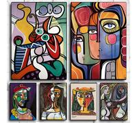 P-Picasso - affiche d'art abstrait HD, mur collant, imperméable, pour la maison, salon, chambre à coucher, bar, décoration esthétique z11