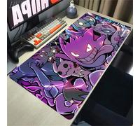 P-pokemon-gengar Grande tapis de souris grand tapis de souris de jeu LockEdge épaissi clavier d'ordinateur Table tapis de bureau TK-0000337