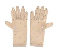 P Prettyia 1 Paire de Gants Elastiques Thermique Chaud pour Filles Accessoire Competition de Patinage Artistique - comme décrit + comme décrit, S