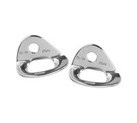 P Prettyia 2 Pièces 25kn Alpinisme Escalade Boulon Suspente Vis Oeil de Fixation, Argent - 10MM