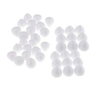 P Prettyia 40 Pièces 30 X 35 Mm Mousse de Polystyrène Mousse de Polystyrène Artisanat Boules Mousse Mousse Rose Bourgeon Gouttes étamines de Fleurs Sugarcraft Fo