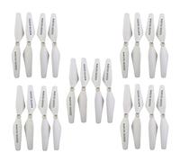 P Prettyia Accessoires de D'hélice de Drone pour Le Quadricoptère SYMA Z3 RC, Paquet de 20, Blanc