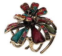 P Prettyia Style Coréen Élégant Pince à Cheveux en Cristal Broche à Cheveux Barrette Perle pour Femmes et Filles Bijou de Cheveux Griffe - Multicolore