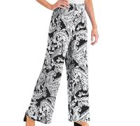P&R DANCEWEAR LTD Pantalon Palazzo évasé uni pour femme, Paisely, 24-26