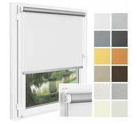 P+R Store Enrouleur Occultant sans Perçage MIDI TERMO - 50 x 150 cm - blanc - Isolation Thermique