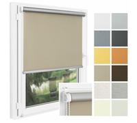 P+R Store Enrouleur Occultant sans Perçage MIDI TERMO - 55 x 150 cm - Beige - Isolation Thermique