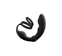Stimulateur Prostatique Télécommandé avec Double Cockring P-Ring
