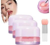 P-robioderm Lip Balm,15ml P-robioderm Collagen Lip Balm, P-robioderm Collagen Volume Lip Balm, P-robioderm Lip Mask, Anti-Crack Lip Balm,Moisturizing,Hydrating,Exfoliating,Lightening Lip Lines (3Pcs)