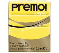 P te polym re Premo Sculpey 2 oz - Teinte jaune zinc