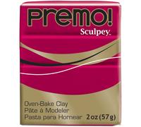 P te polym re Premo Sculpey 2oz-Alizarine cramoisie