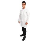 P’TIT CLOWN - 21175 - Déguisement Médecin - Blouse Blanche - Costume pour Adulte - Parfait pour Carnaval, Fêtes Costumées et Évènements à Thème - Polyester - Taille L/XL