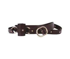 P’TIT Clown - 23749 - Ceinture Porte-Épée Médiévale - Accessoire Déguisement Pirate, Chevalier, Mousquetaire - Carnaval, Halloween, Cosplay, Fête Costumée - Marron